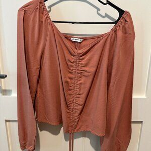 The Editor's market Cheyla Ruched-front Top size US 8